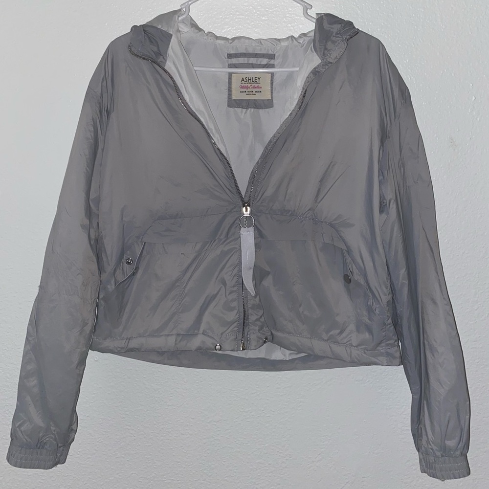 Gray lightweight jacket